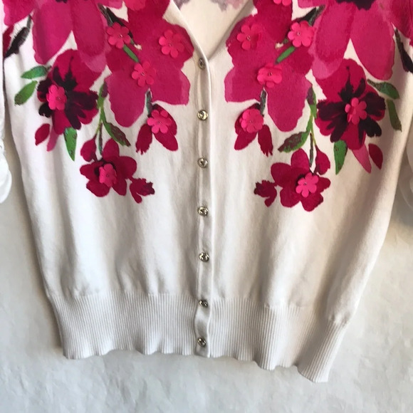 INC International Concepts floral sweater, size PL - Picture 5 of 12